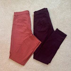 Lot of (2) pairs of LOFT jeans